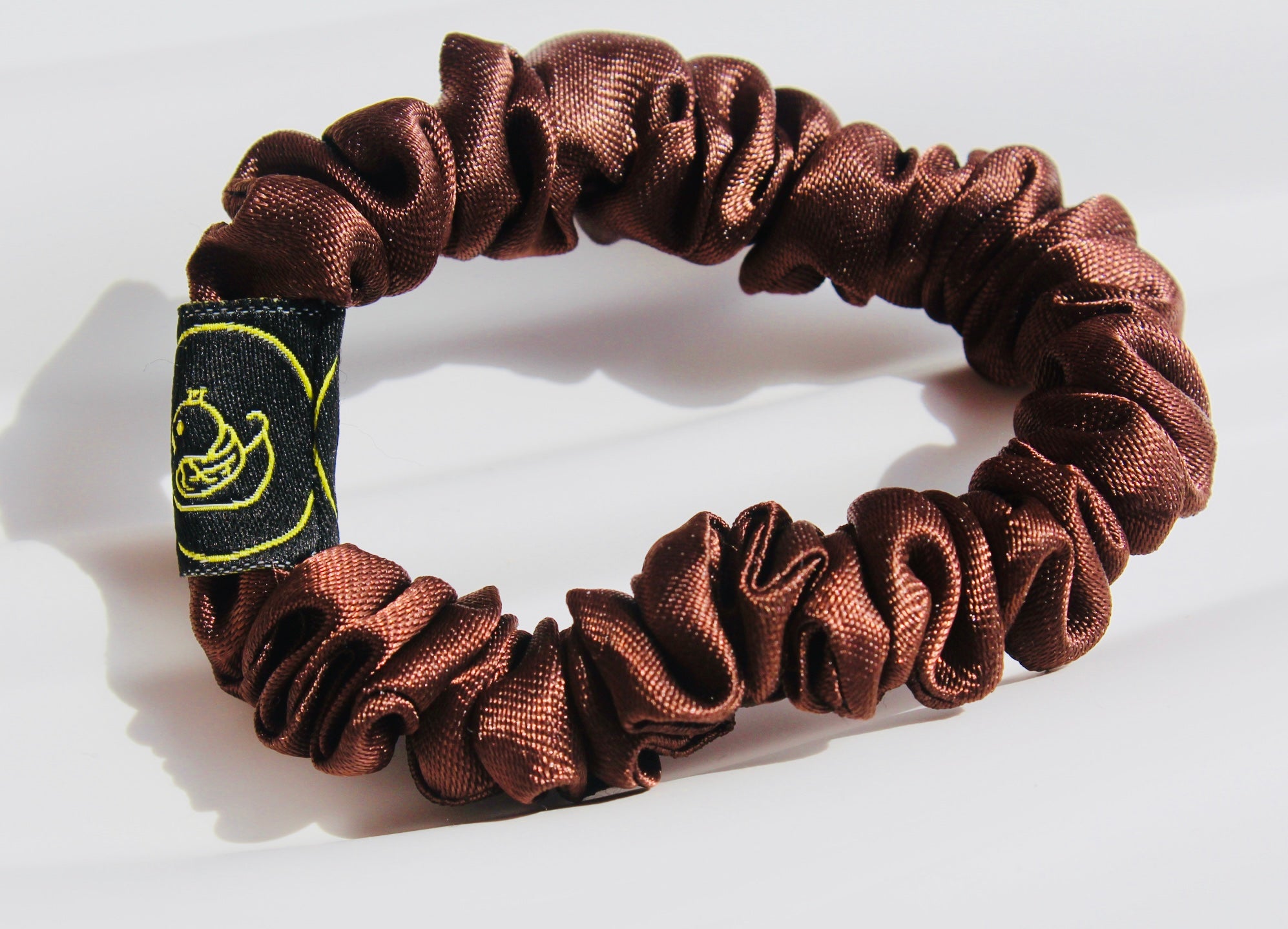 Chocolate Brown Super Skinny Hair Scrunchie