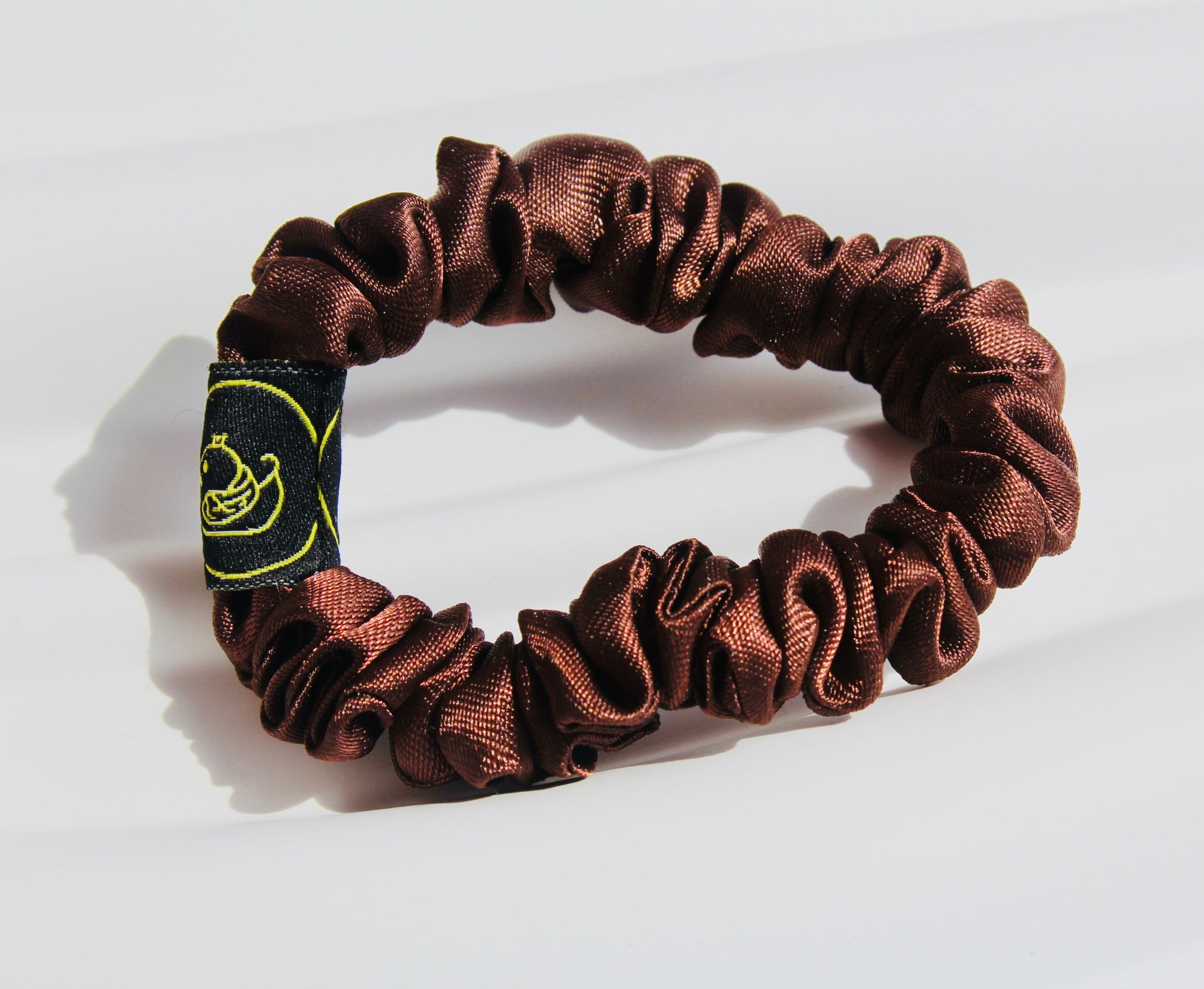 Chocolate Brown Super Skinny Hair Scrunchie