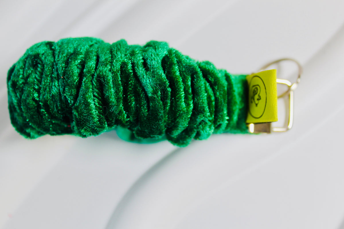 Green Velvet Scrunkey