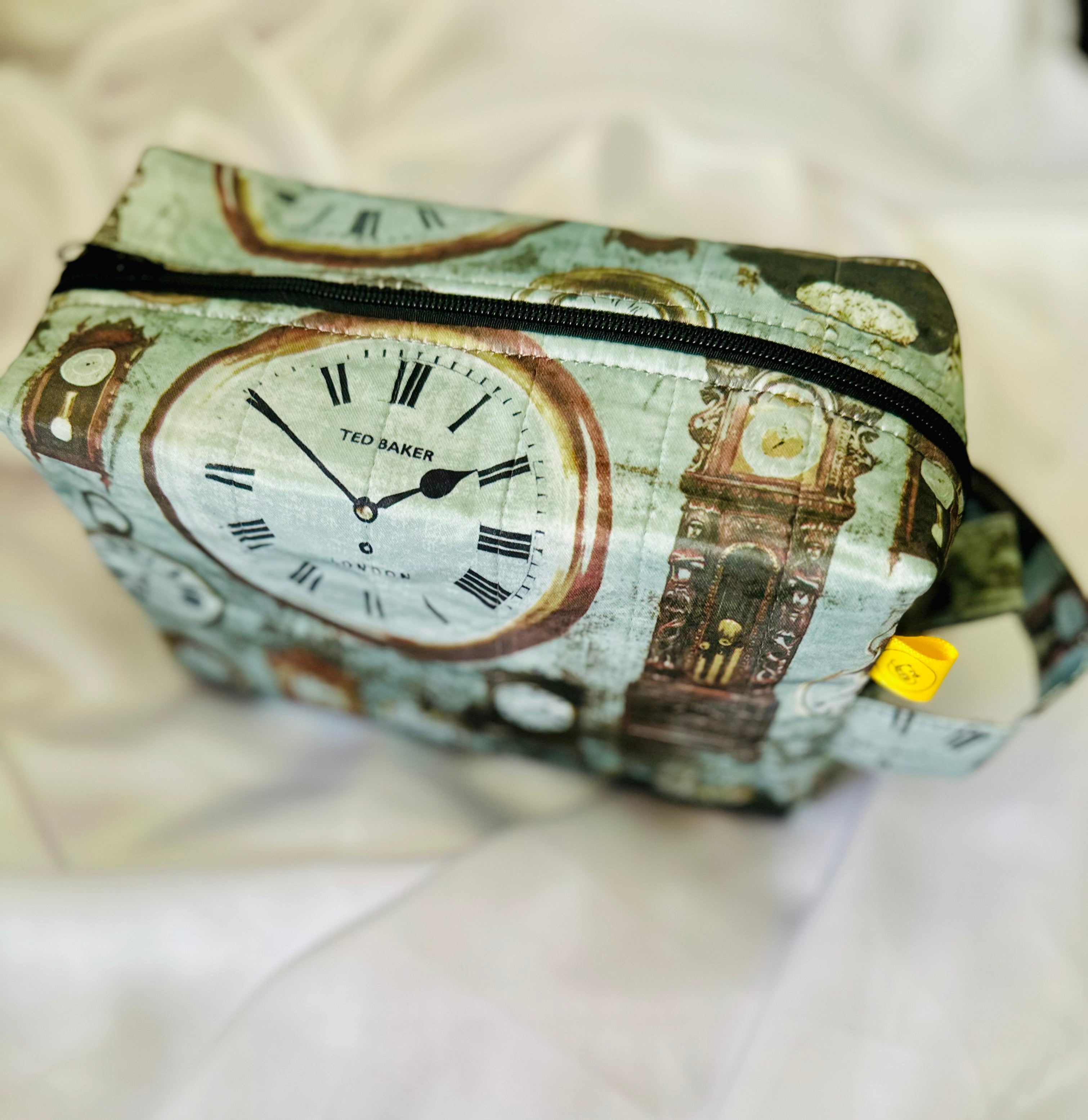 A Stitch in Time Box cosmetic makeup bag Medium