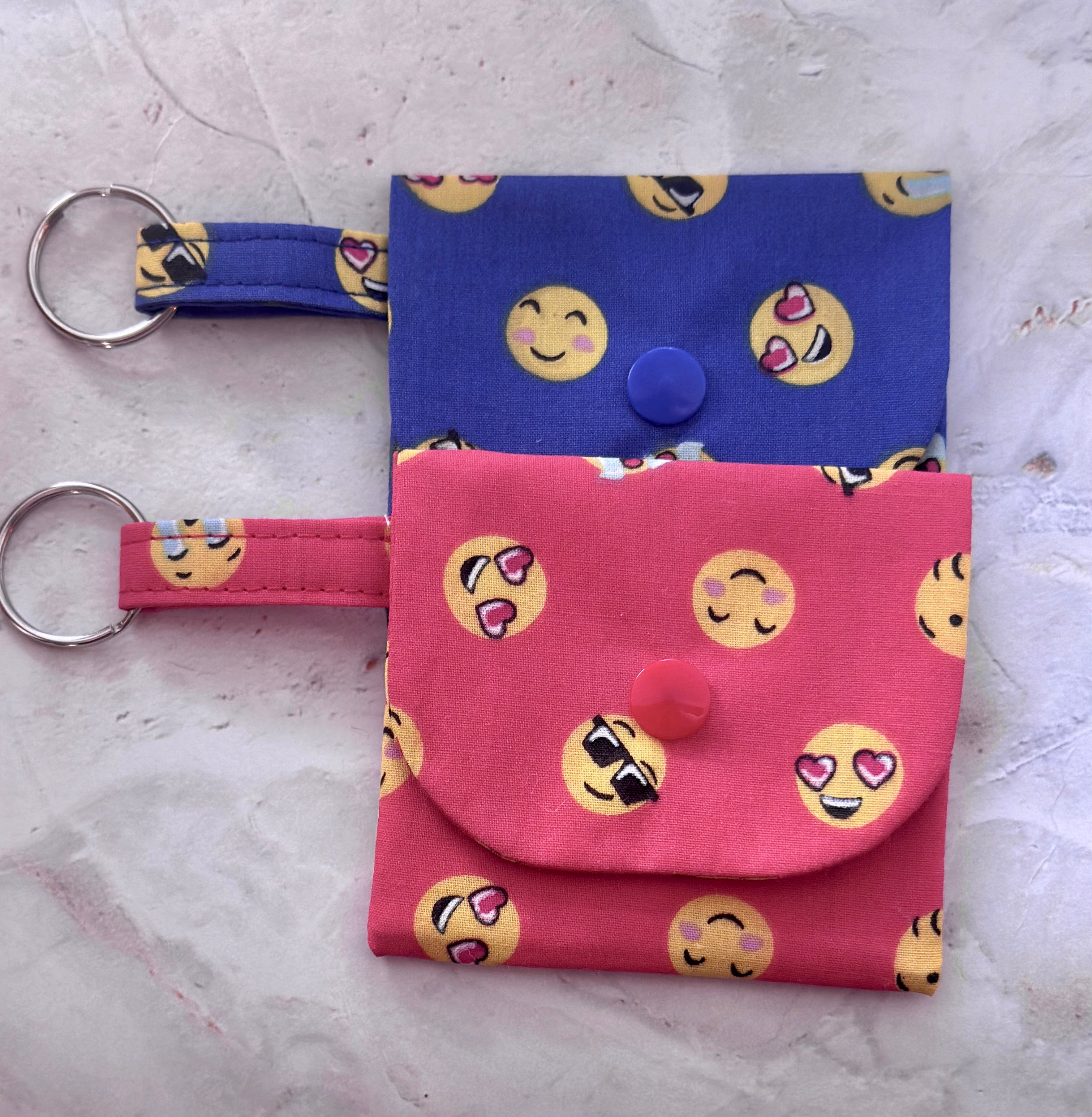 Red Emoji coin purse