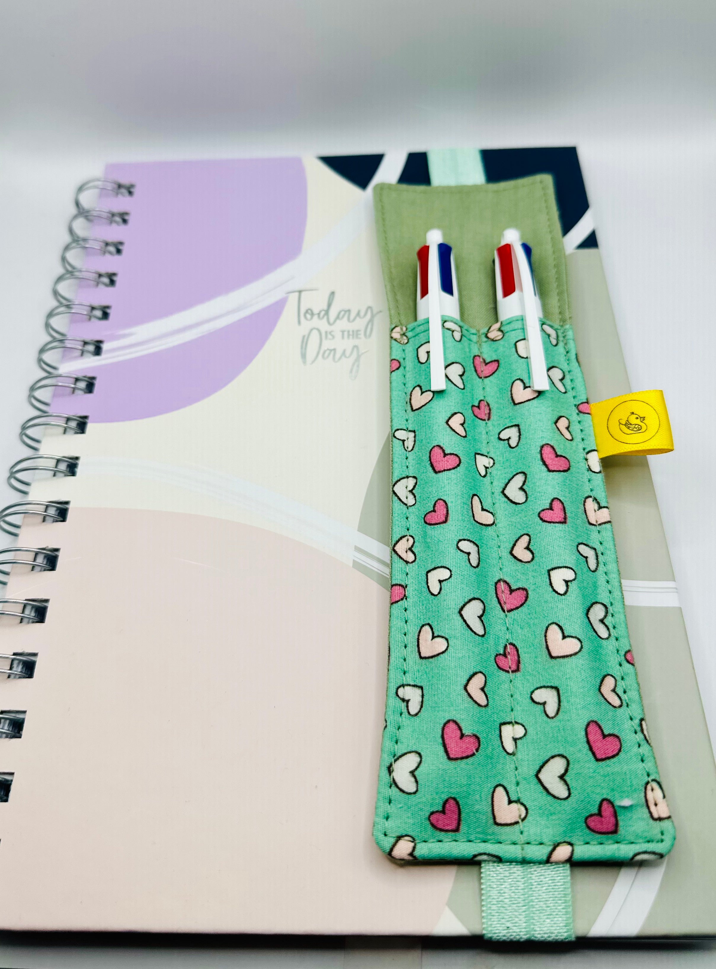 Elastic Notebook Double Pen Holder