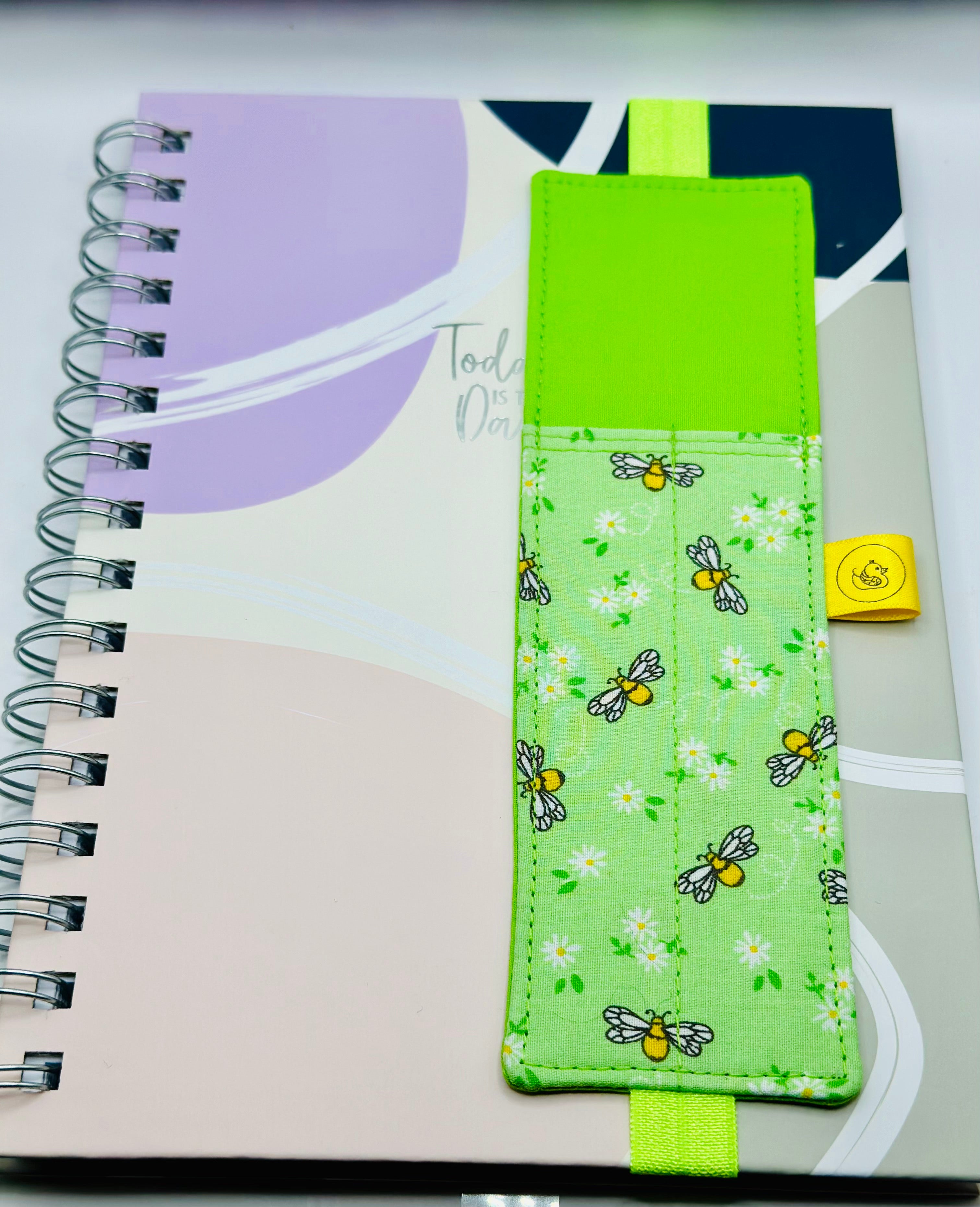 Elastic Notebook Double Pen Holder