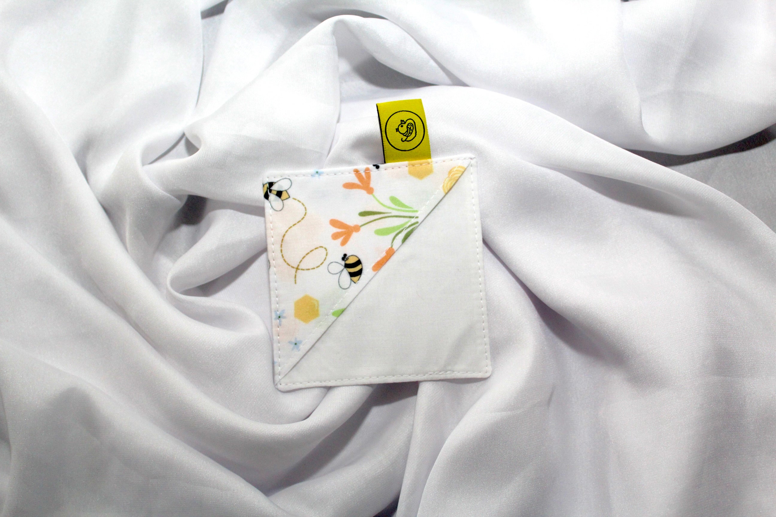 White Bumble Bee Bookmark