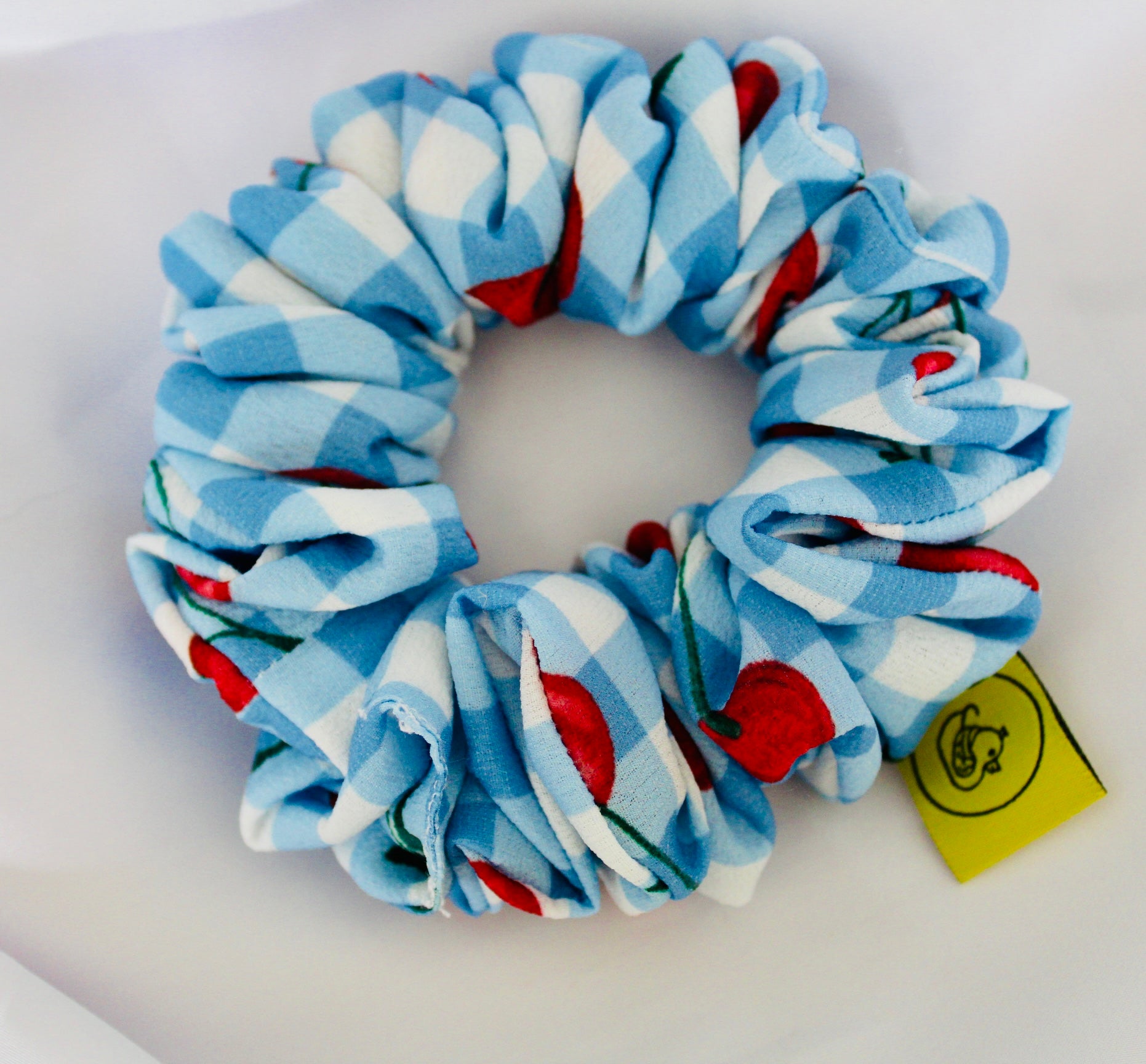 Cherry Picnic Regular Hair Scrunchie