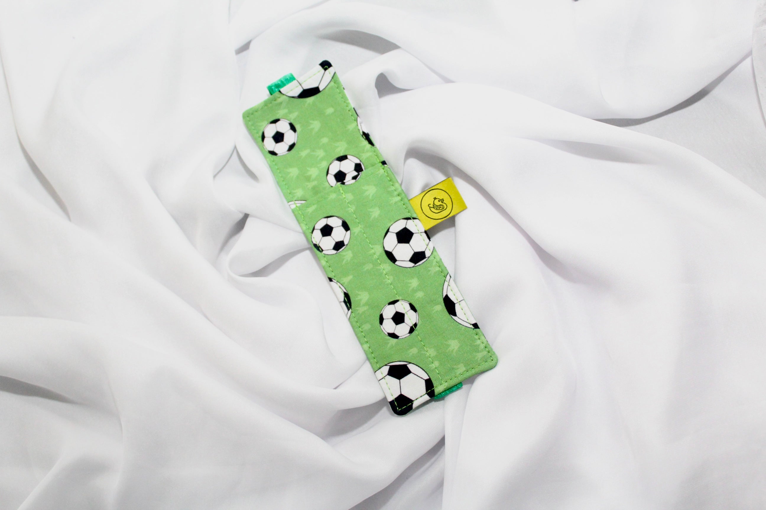 Football Elastic Notebook Double Pen Holder