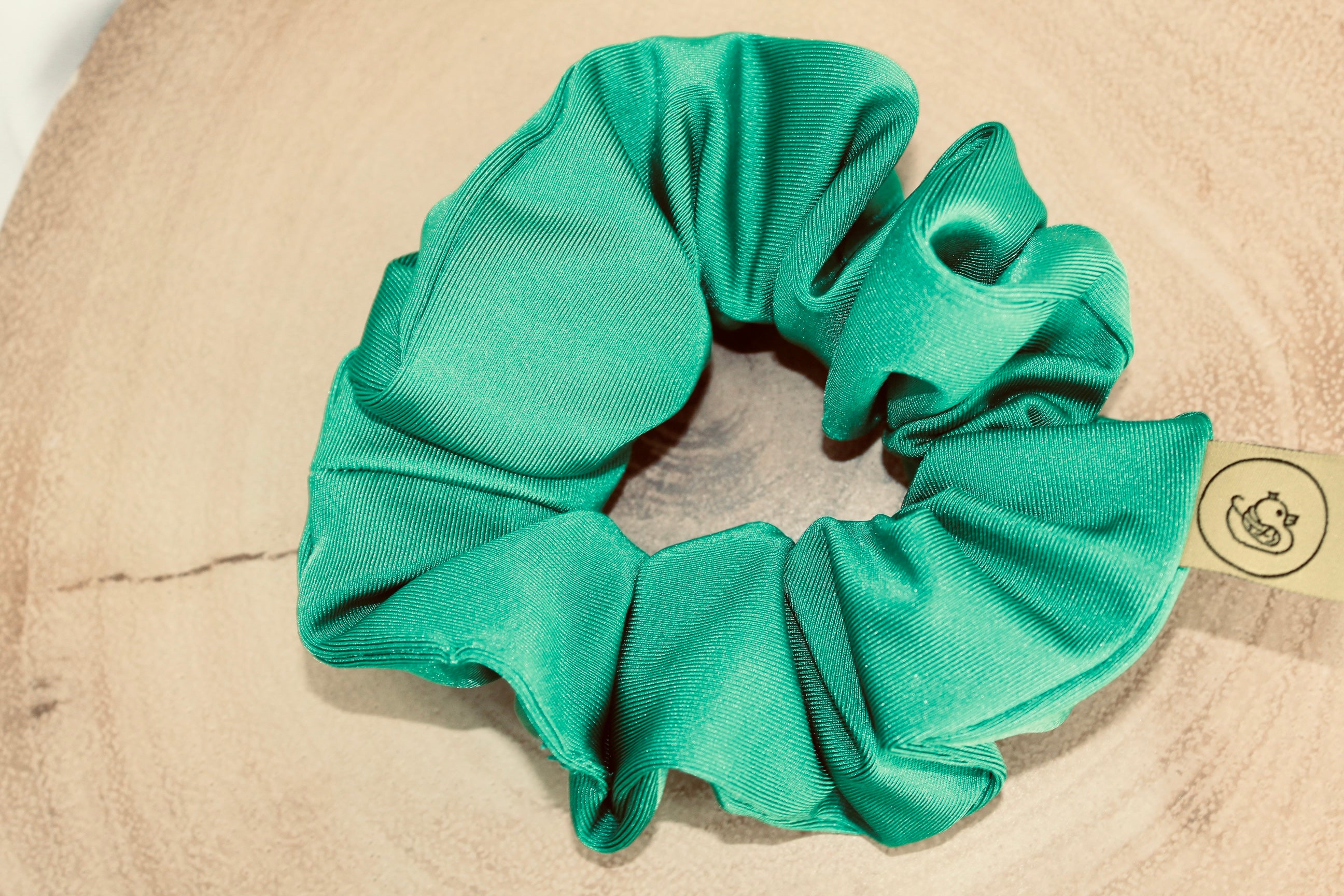 Green Large Active Scrunchie