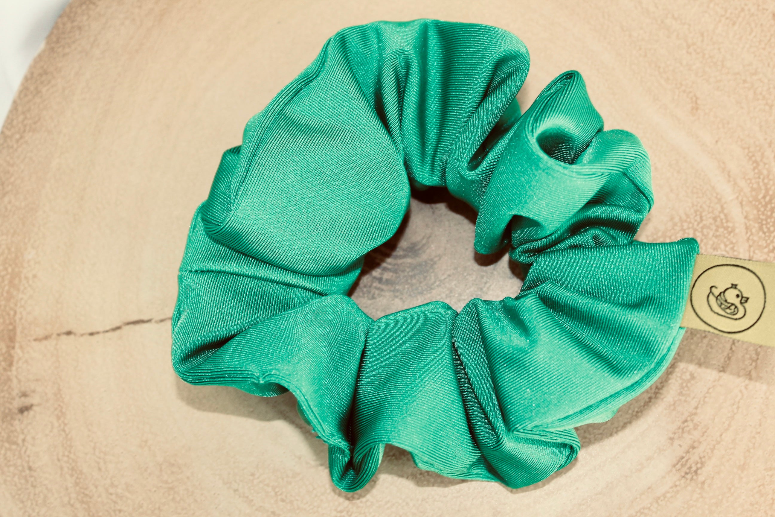 Green Large Active Scrunchie