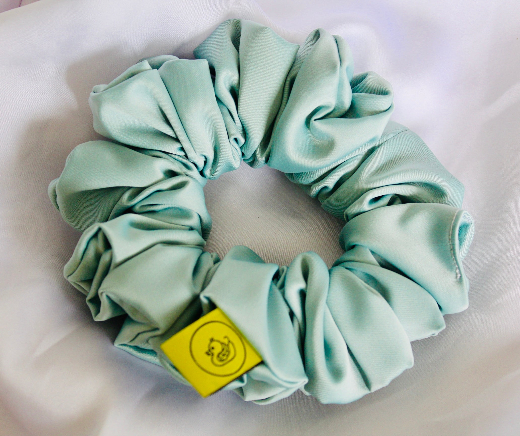 Mint Cloud Large hair scrunchie