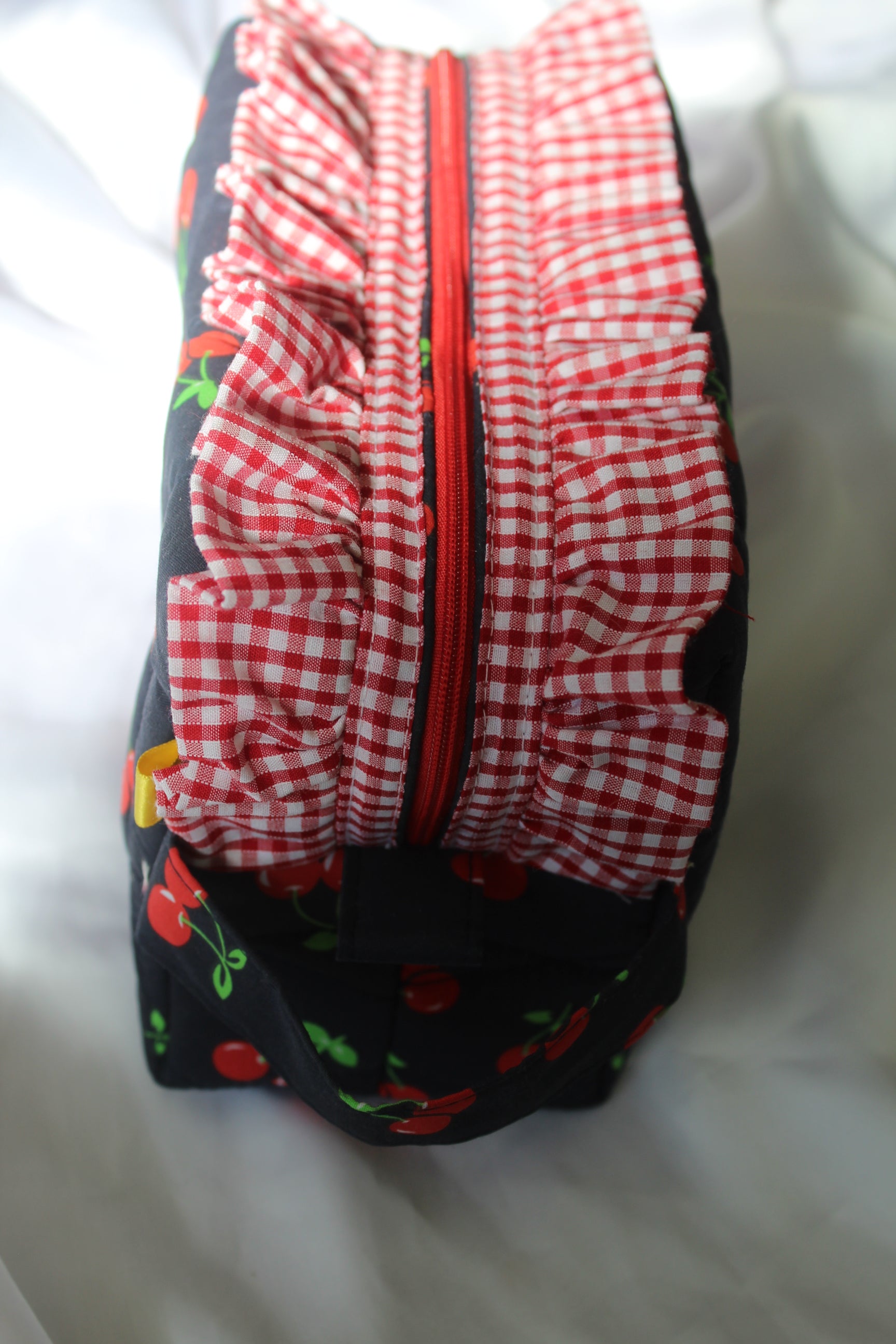 Cherry Amour Box cosmetic carry all makeup bag Large