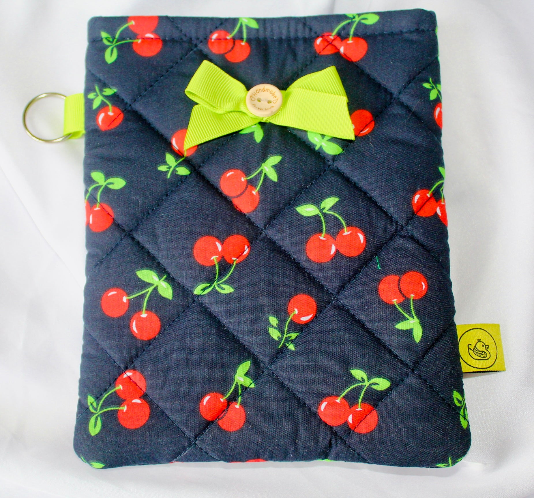 Navy Cherry Kindle Cover