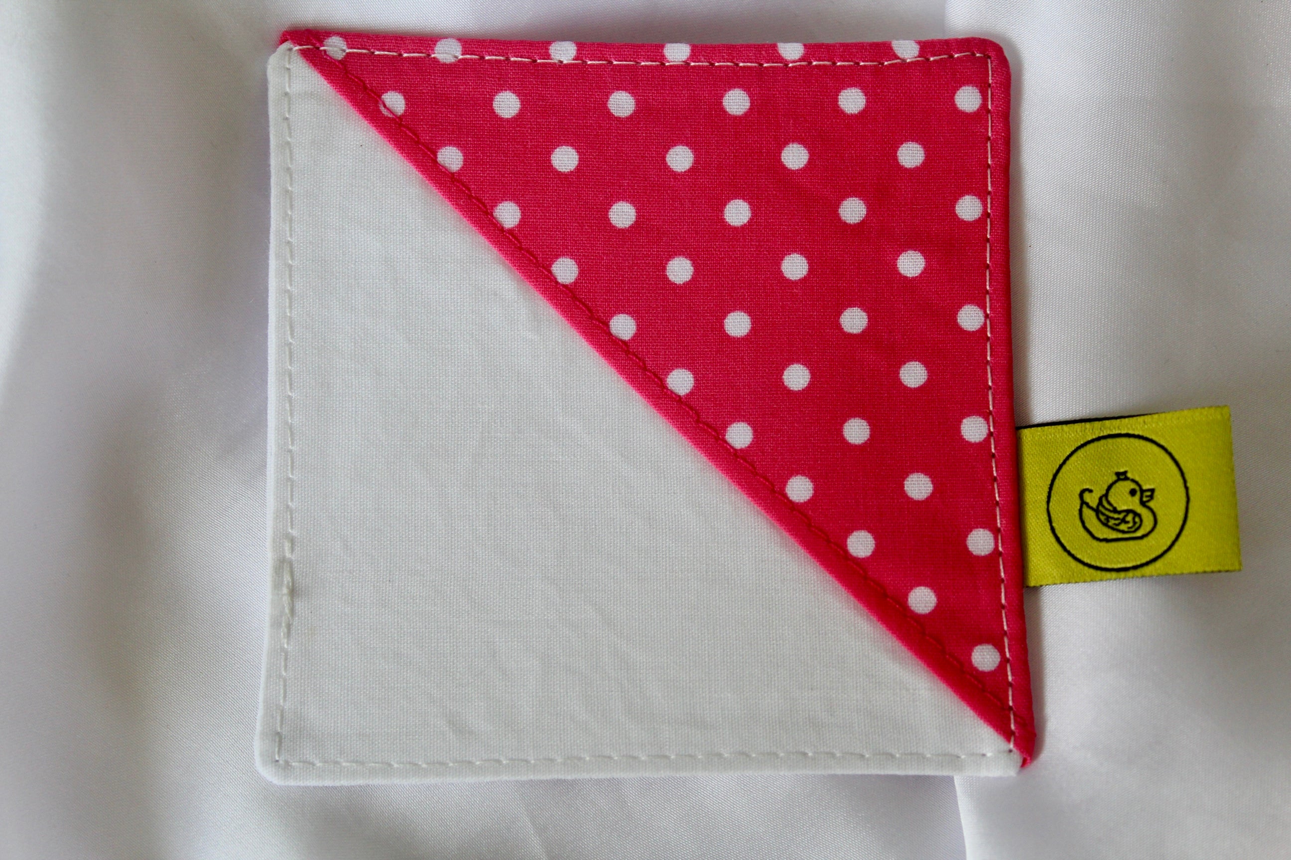 Pink and White polka dot Bookmark
