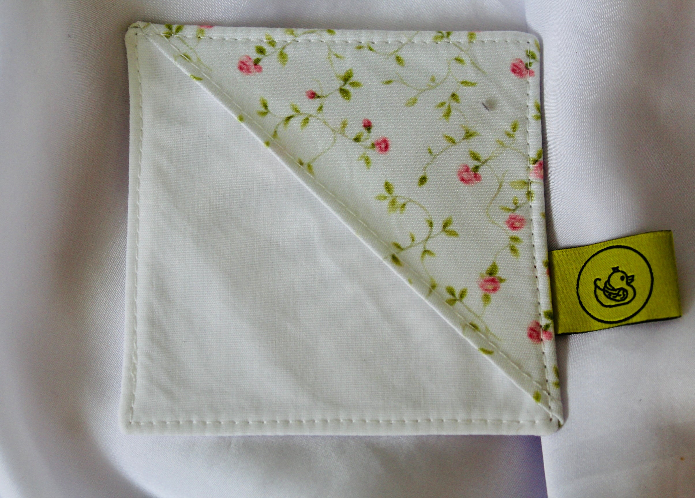 White floral Bookmark