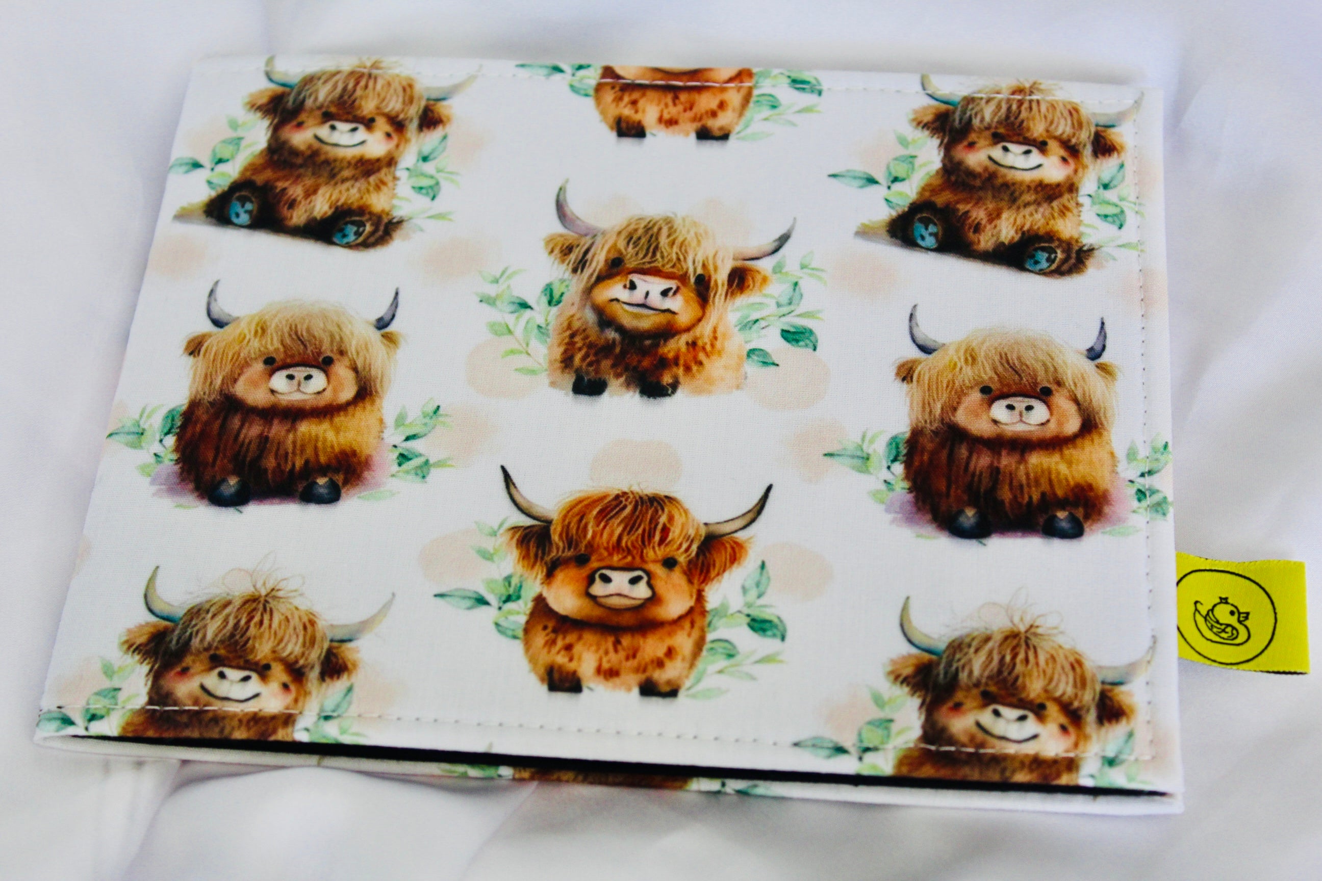 Highland Cow Disabled Badge Holder