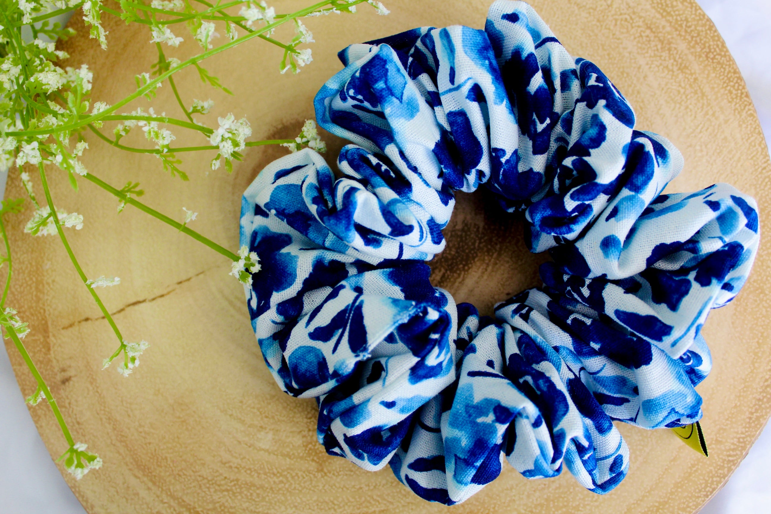 Blue Muse XL Hair scrunchie